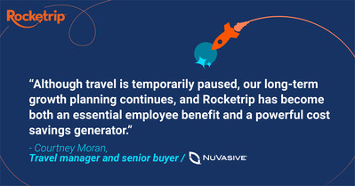 NuVasive is looking ahead to the future of business travel with Rocketrip.