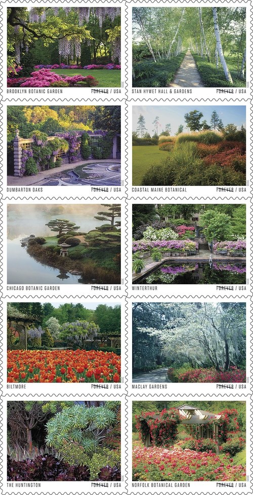 Sowing Stamps with American Gardens