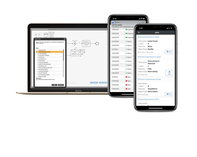 Webalo is enterprise-grade, closely integrated with enterprise and industrial software systems such as Microsoft, SAP, Rockwell, and Siemens, and built to operate in the face of massive amounts of real-time transactional usage by thousands of workers to help them make better, more informed decisions and to make their businesses more productive.