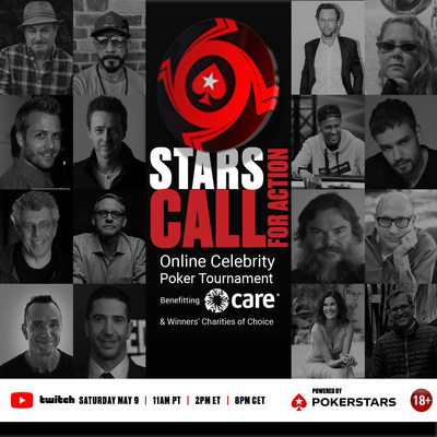 The Stars CALL for Action – Powered by PokerStars online poker tournament raised an enormous $1 million for charity