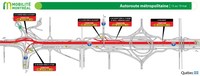 Autoroute 40 (Métropolitaine) - Fermeture exceptionnelle au cours de la longue fin de semaine du 15 mai