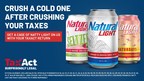 TaxAct® and Natural Light Help You Crush Your Taxes Then Crush a Cold One