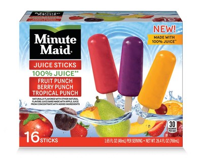 Tropical Juice Sticks in Fruit Punch, Berry Punch and Tropical Punch flavors