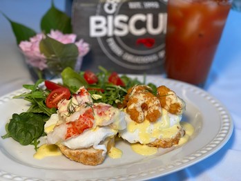 In honor of National Biscuit Day, Red Lobster® is releasing a full day’s worth of Cheddar Bay Biscuits®-centric at-home recipes, including the Cheddar Bay Biscuit Benedict for breakfast.