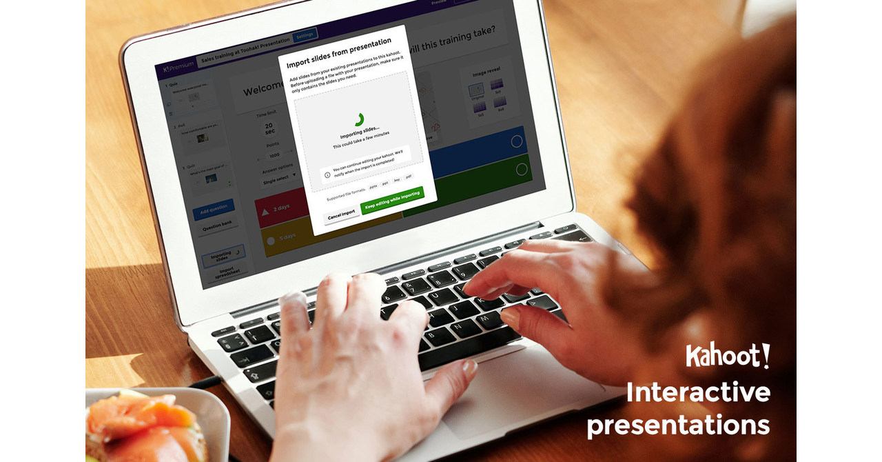 Kahoot's PowerPoint integration makes it easy to add a game to