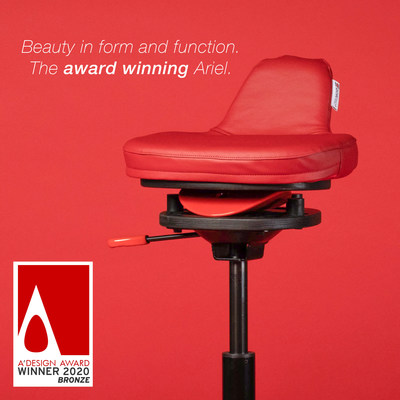 The QOR360 Ariel is the Bronze Winner in the Furniture Category of the 2020 A'Design Award. It is available at QOR360.com. Prices range from $375-$440.
