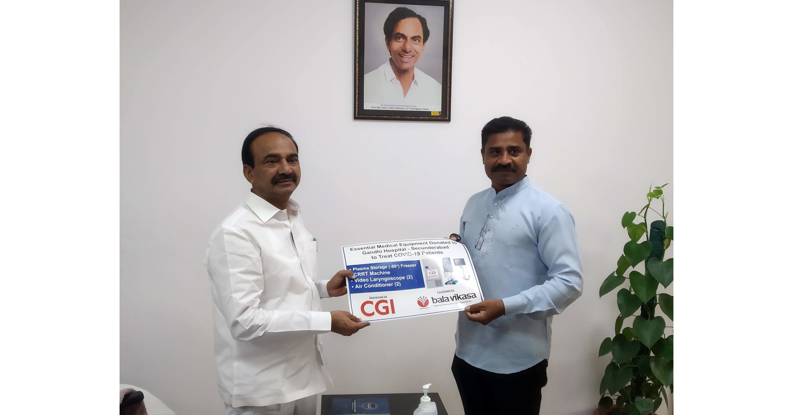 CGI Donates Medical Equipment to Gandhi Hospital in Hyderabad to