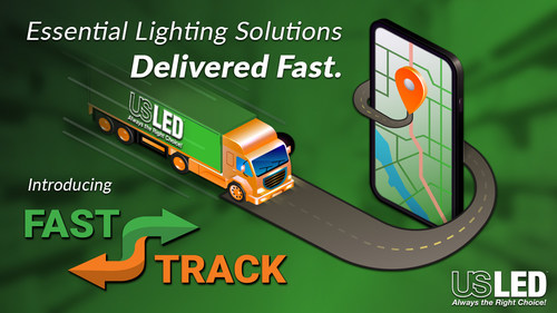 US LED, the industry’s leading provider of ultra-long-life LED lighting solutions, recently announced the launch of its newest product fulfillment program - Fast Track. The new program will streamline the process of getting essential lighting solutions delivered fast so that projects can be completed more quickly.