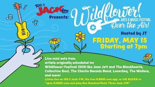Wildflower! Arts & Music Festival Over The Air With Jack-fm 100.3 and Radio Host JT