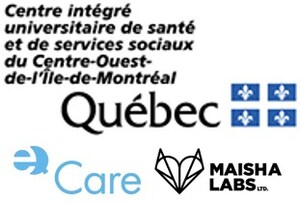 EQ Care, CIUSSS Centre-Ouest-de-l'Île-de-Montréal forment une alliance stratégique afin d'offrir des services virtuels en santé mentale, en collaboration avec MAISHA Labs