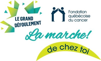 Logo : La marche de chez toi (Groupe CNW/Fondation qubcoise du cancer)