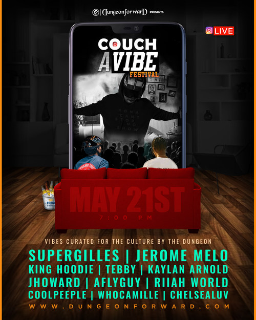 Couch A Vibe Lineup - Courtesy of Dungeon Forward