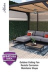 Hunter Fan Company Out-Toughs the Elements with New WeatherMax® Collection of Wet-Rated Outdoor Fans
