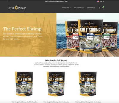 Paul Piazza & Son Seafood, a vertically integrated supplier of wild-caught, Gulf shrimp in New Orleans has launched an online store at https://shop.paulpiazza.com/