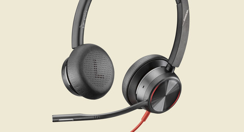 Blackwire 8225 is a premium corded USB headset designed to reduce distracting background noise and deliver uninterrupted communications so users can work from anywhere.