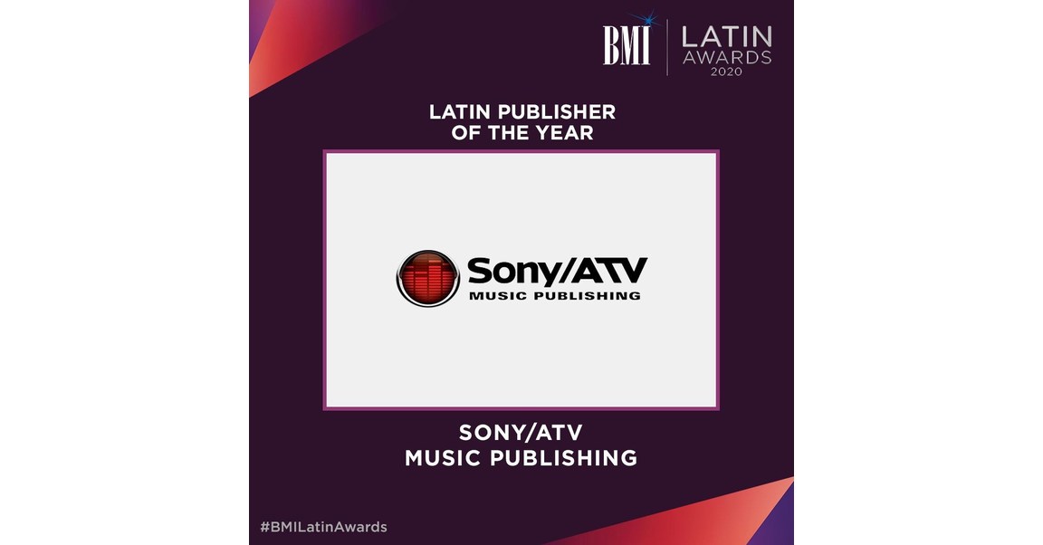 Sony/ATV Music Publishing Wins BMI Latin Publisher of the Year Award