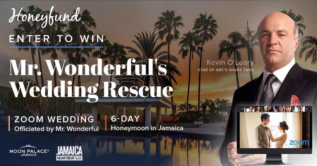 Honeyfund And Shark Tank S Kevin O Leary Launch Nationwide Giveaway To Rescue Weddings Canceled By Covid 19