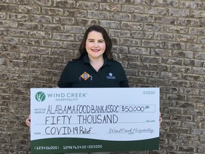 Alabama Food Bank Association Receives Support from Wind Creek Hospitality for COVID-19 Relief Efforts