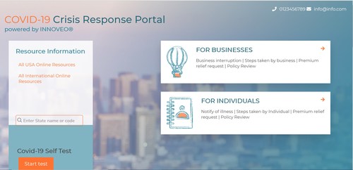 Innoveo's COVID19 Crisis Response Portal. Manage customer communications and provide access to COVID19 resources via one portal.