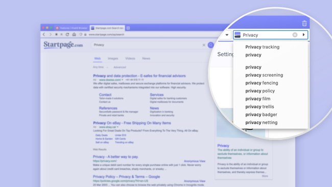 Browse privately with Startpage and Vivaldi