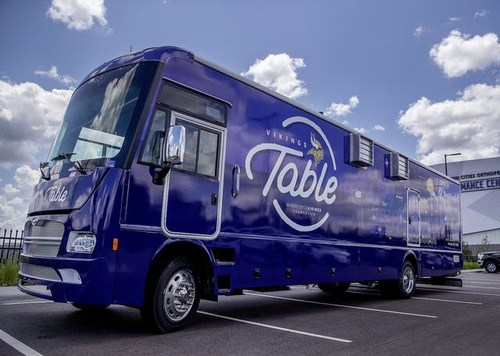 Building upon the success of their 2019 Vikings Table food truck collaboration, Winnebago Industries’ Specialty Vehicle Division and the Minnesota based experiential marketing agency STAR have established a strategic partnership to offer mobile experiential marketing opportunities to a broader range of clients.