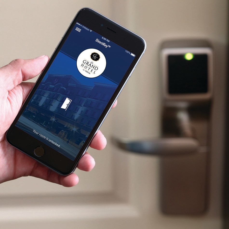 Onity’s DirectKey solution gives guests easy access to their room and other access-controlled areas.