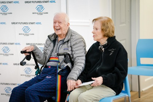 Former President Jimmy Carter and his wife Rosalynn are among seven new recipients of the Maytag Dependable Leader Award, an annual award program through a partnership between Boys & Girls Clubs of America and Maytag brand.