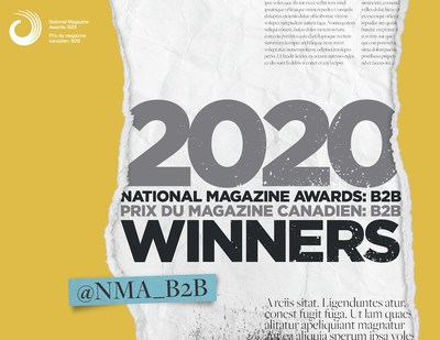 Announcing the Winners of the 2020 National Magazine Awards: B2B (CNW Group/National Media Awards Foundation)