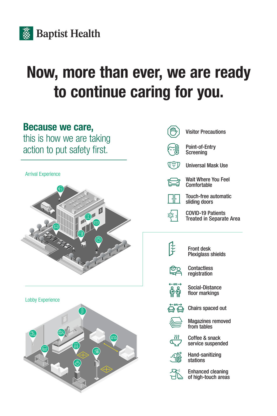 Baptist Health Unveils New Safety Measures As Elective Surgeries And Procedures Resume Baptist Health Unveils New Safety Measures As Elective Surgeries And Procedures Resume