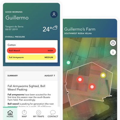 FMC Corporation's proprietary mobile platform is the first in the agriculture industry to deliver real-time data that predicts insect pressure one week in advance with more than 90 percent confidence for key insects to help growers protect yields.