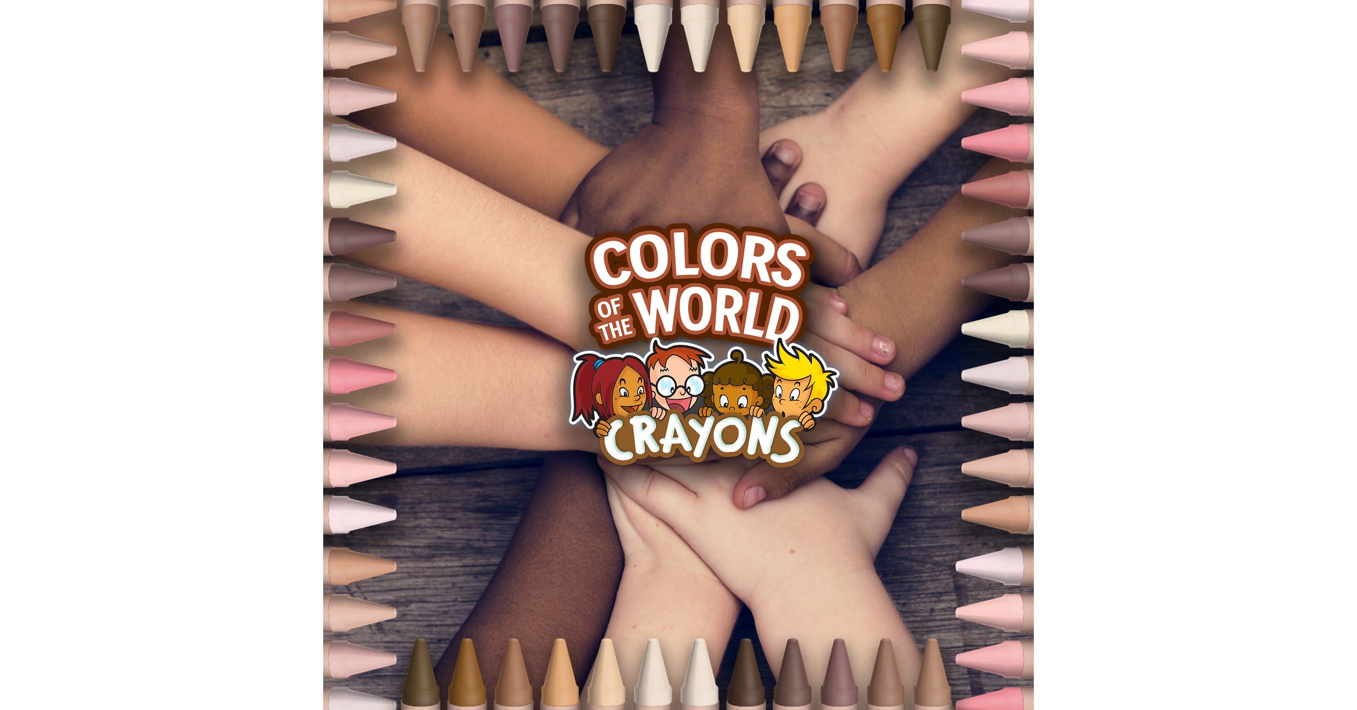 Colour Me Kids - Skin Coloured Crayons – Hands Producing Hope