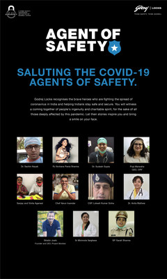 Godrej Locks' #AgentofSafety campaign honours real-life stories of doctors, police officers, NGO's, media personnel, and citizens who are contributing in their unique ways