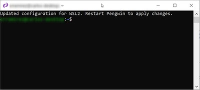 Pengwin detects WSL2