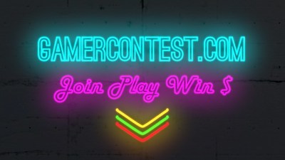 Join free, win big playing at gamercontest.com