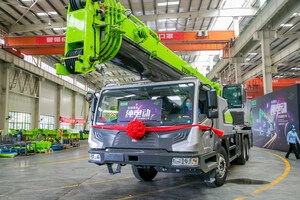Zoomlion lance le premier camion-grue entièrement électrique au monde et prend ainsi la tête dans l'industrie de la machinerie lourde et le secteur de la construction en matière de protection de l'environnement
