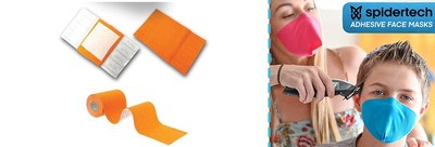 Made in Canada, strapless DIY masks by SpiderTech (CNW Group/SpiderTech)