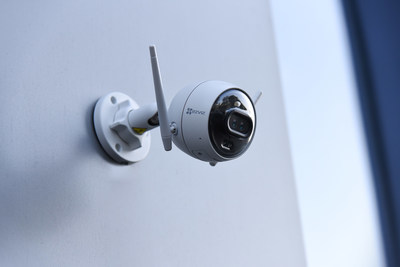 Dual-lens color night vision camera with person detection