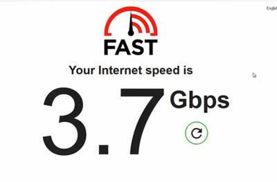 When HideAway hit a top speed of 3.7Gbps