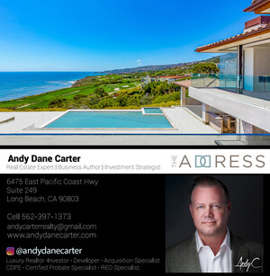 Andy Dane Carter and Architect Louis Tomaro Have Teamed Up to Sell the Latest Masterpiece in Rancho Palos Verdes at Trump National Andy Dane Carter and Architect Louis Tomaro Have Teamed Up to Sell the Latest Masterpiece in Rancho Palos Verdes at Trump National