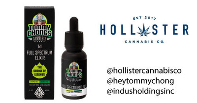 Hollister Biosciences Inc. Launches Tommy Chong's Cannabis 1:1 Full-Spectrum Elixir (CNW Group/Hollister Biosciences Inc.)