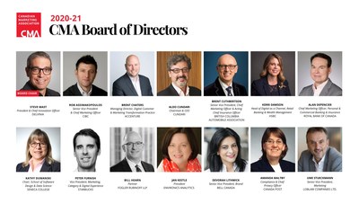 2020-21 Canadian Marketing Association Board of Directors (CNW Group/Canadian Marketing Association)