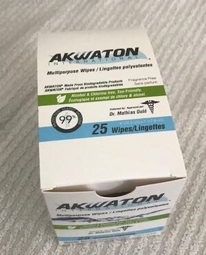 Advisory - Consumers advised to stop using Akwaton International Multipurpose Wipes