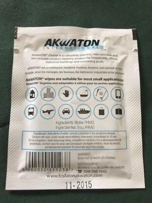 Lingettes polyvalentes d'Akwaton International (Groupe CNW/Sant Canada)