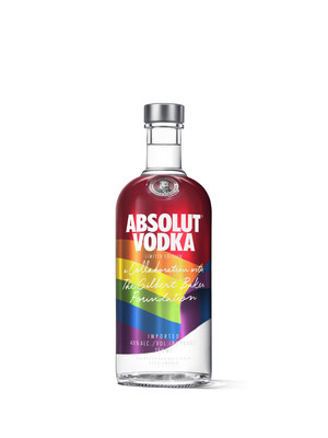 Absolut Rainbow Edition Bottle (CNW Group/Corby Spirit and Wine Communications)