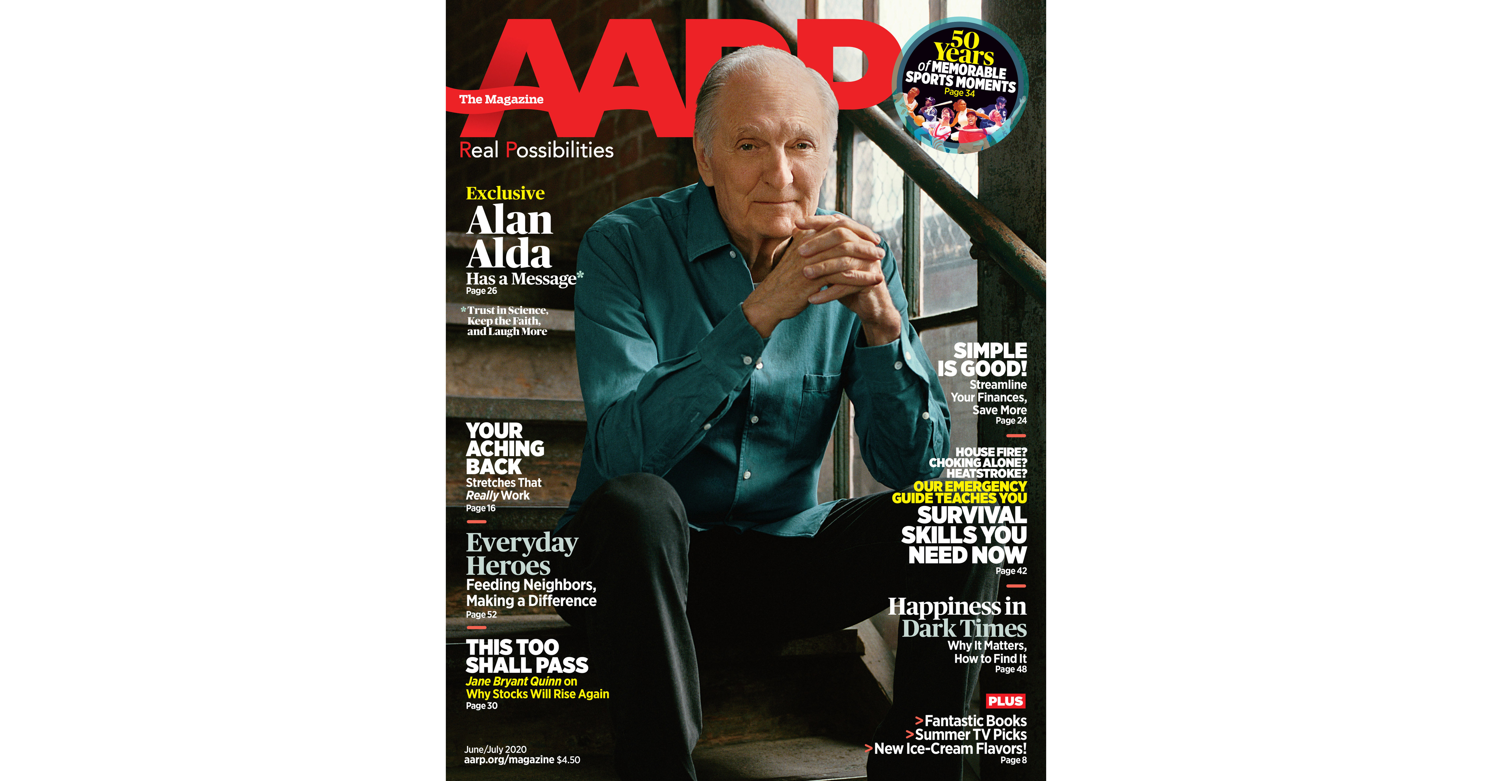 Inside the June/July Issue of AARP The Magazine Happiness, Hope