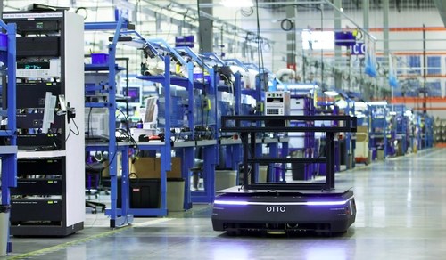 The OTTO 1500 autonomous mobile robot can carry more than 3,300 pounds.