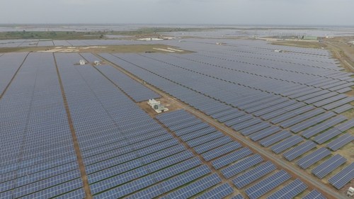 RISEN PV Modules in operation at a 500 MW Solar Park in India