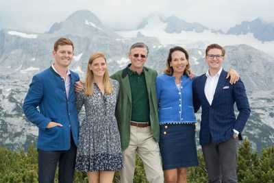 La famille Muhr (PRNewsfoto/Alpine Water GmbH)