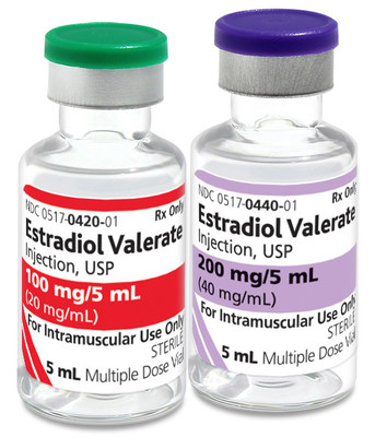 Estradiol Valerate Injection is supplied in a 5 mL glass 
vial in a strength of 100 mg/5 mL (20 mg/mL), and in a 
5 mL glass vial in a strength of 200 mg/5 mL (40 mg/mL).