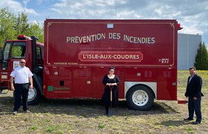 Programme Réfection et construction des infrastructures municipales - Le gouvernement du Québec accorde près de 2,1 M$ pour une nouvelle caserne de pompiers à l'Isle-aux-Coudres